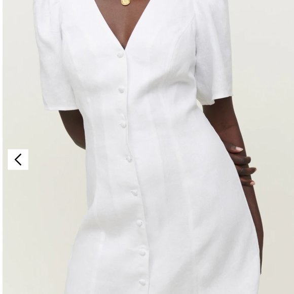 EUC Reformation Joelle Linen Dress - Picture 6 of 8